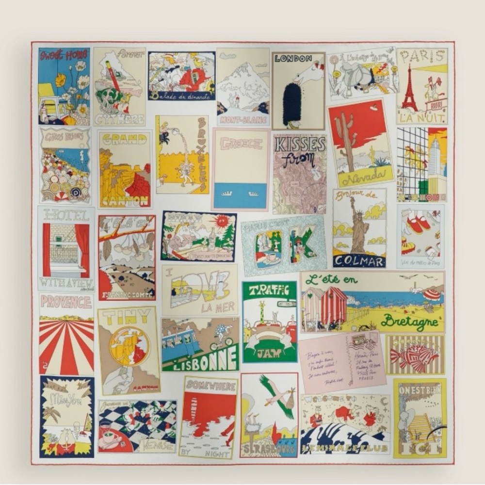 Brand new Hermes scarf 90 on est bien